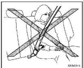 INFINITI QX55 (2014) - Checkingseatbeltoperation - 3