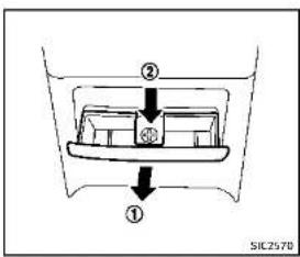 INFINITI QX55 (2014) - ASHTRAY(ifsoequipped)STORAGE - 1