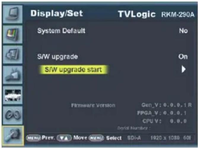 TVLogic RKM-270A - [9] Firmware Upgrade (Can be set in the monitor 1) - 2