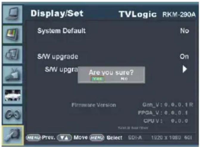 TVLogic RKM-270A - [9] Firmware Upgrade (Can be set in the monitor 1) - 4
