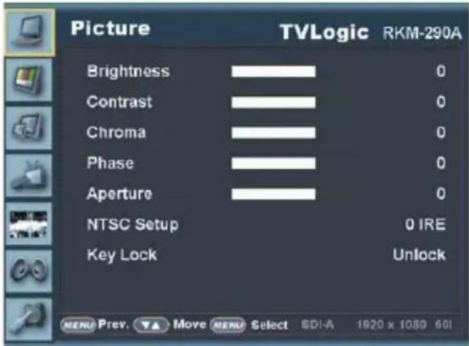 TVLogic RKM-270A - [1] Picture [2] Color - 1