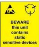 Avenview HBT-C6POE-SP4 - Warning symbols Description - 3