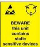 Avenview HDM-C6IP-SE - Warning symbols Description - 3
