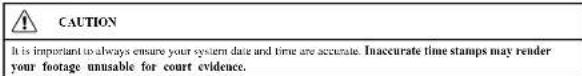 Lorex D441A62-G2DA - Setting Date & Time - 1