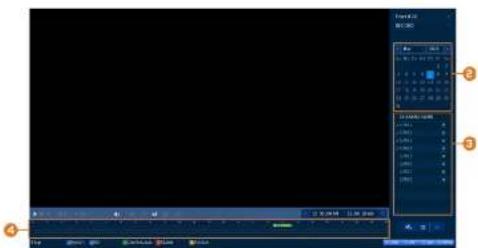 Lorex D441A62-G2DA - To play back video from a USB flash drive: - 3