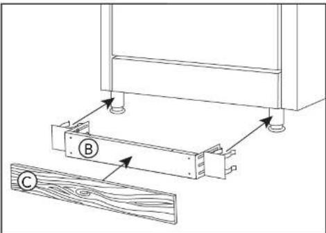 VIKING RD30BG6SS - CUSTOM CURB BASE FRONT - 1