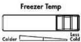 KELVINATOR KTM5402AC - Freezer temperature setting recommendation - 1