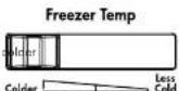 KELVINATOR KTM5402AC - Freezer temperature setting recommendation - 3