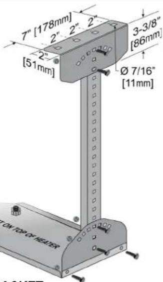 Rinnai RSEP1S25P - WARNING: This heater must be rigidly mounted to prevent movement from wind force. - 1