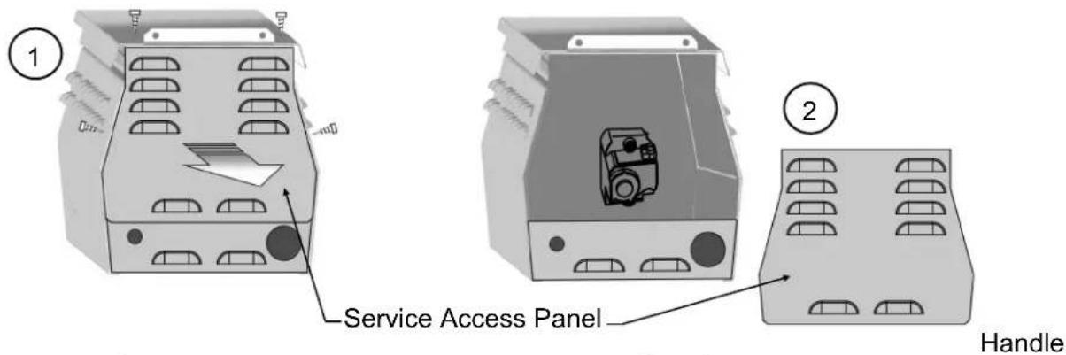 Rinnai RSE1S50SP - Service Access - Electrical & Gas Components - 1