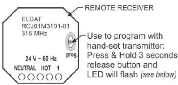 Rinnai RSE1S50SP - Programming a Receiver - 4