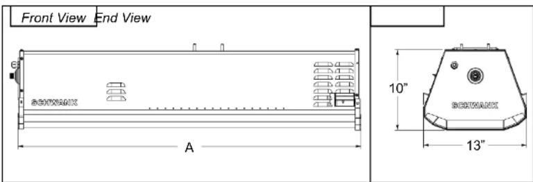 Rinnai RSEP1S35N - HEATER DIMENSIONS &amp; CONFIGURATIONS - 1
