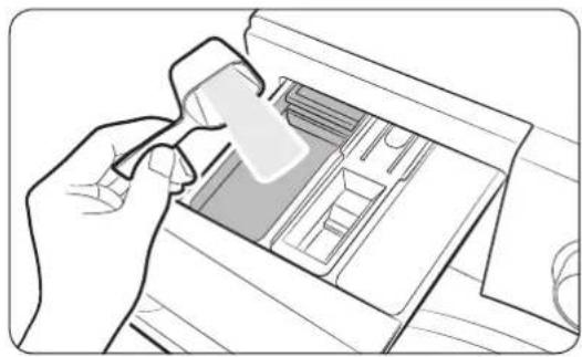 SAMSUNG WW80K5413WW1FH - To apply washing agents to the detergent drawer - 1