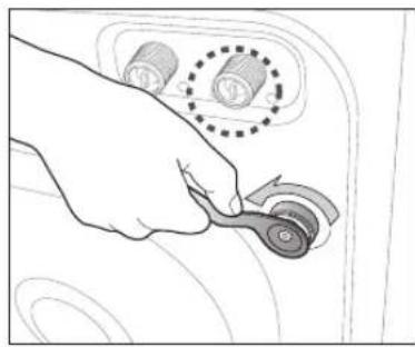 SAMSUNG J120VWWU - Removing the shipping bolts - 1