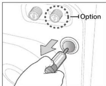 SAMSUNG J120VWWU - Removing the shipping bolts - 2