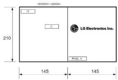 11 Z. LG Electronics Inc. PINO. N 210 145 145