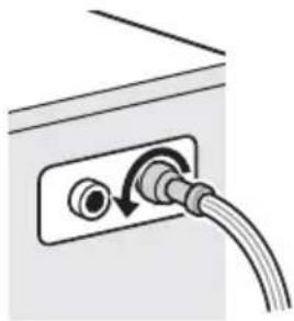 LG WSS1207WHTN - Cleaning the Water Inlet Filter - 1