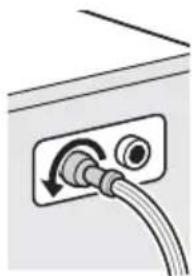LG F4J7VYP2SD - Cleaning the Water Inlet Filter - 1