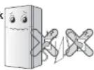 LG GR-B650GLP - When connecting the power Dedicated outlet should be used. - 2