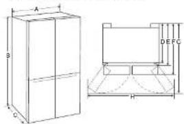 LG LS312VBVLN - Dimensions and Clearances - 1