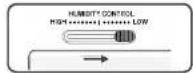 LG GR-L257SBJ - Humidity control in the vegetable compartment - 2