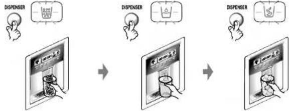 LG GR-L257SBJ - Cubed Ice - 1
