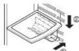 LG GR-B257SVQ - In case of inserting the wine holder : - 1