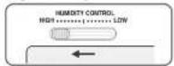 LG GR-H2273KTG - Humidity control in the vegetable compartment - 1