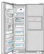 LG GR-H2273KTG - When you pull the ice separation level of the ice maker compartment downward, ice falls to the ice storage container. - 2