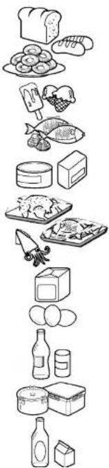 LG GR-B217PGGA - Location of foods - 1