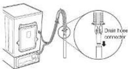 LG F70E1UDNK9 - Using the Drain Hose Connector - 1