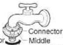 LG WF-F6517THZ - Fixing Upper Connector and Middle Connector - 2