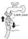 LG F8K5XNK9 - Connecting One Touch Type Hose to Tap Without Thread - 4