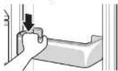 LG GR-B589BQCZ - Refitting the Fridge/Freezer Door Basket - 2