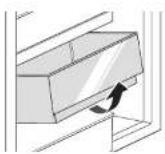 LG GR-B479NLJZ - Removing/Refitting the Fridge Drawer - 1