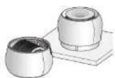 LG HW306LME0 - Cleaning water tank and moisture disk - 1