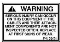 True FS52A - MACHINE LABELS - 3