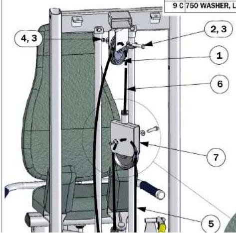 True FS52A - STEP 7A: INSTALL THE CABLES - 2