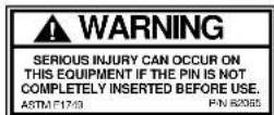 True FS52A - MACHINE LABELS - 5