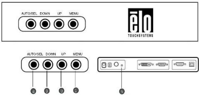 ELO 1746L - Remote OSD Buttons - 1