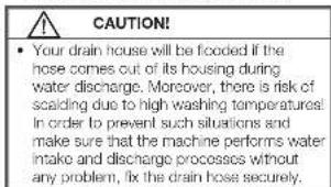 BEKO WTE7522XWW - hose to the drain - 1
