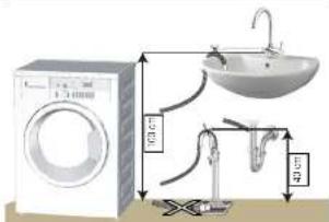 BEKO WTE7522XWW - hose to the drain - 2