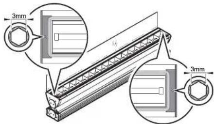 MARTIN Cyclo Directional IP65 - Adjusting the tube module tilt angle - 1