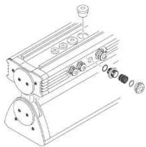 MARTIN Cyclo Directional IP65 - Cable entry - 1