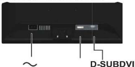 LENOVO LI1962 - Connecting and turning on your monitor - 2