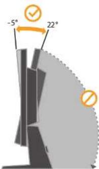 LENOVO LS2013 - Adjusting the tilt - 1