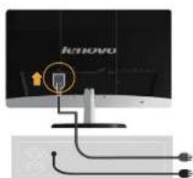 LENOVO L2362p - Connecting and turning on your monitor - 13