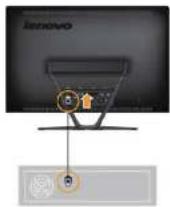 LENOVO Li2341t - Connecting and turning on your monitor - 7