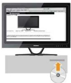LENOVO Li2341t - Connecting and turning on your monitor - 18