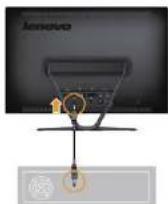 LENOVO Li2341t - Connecting and turning on your monitor - 10